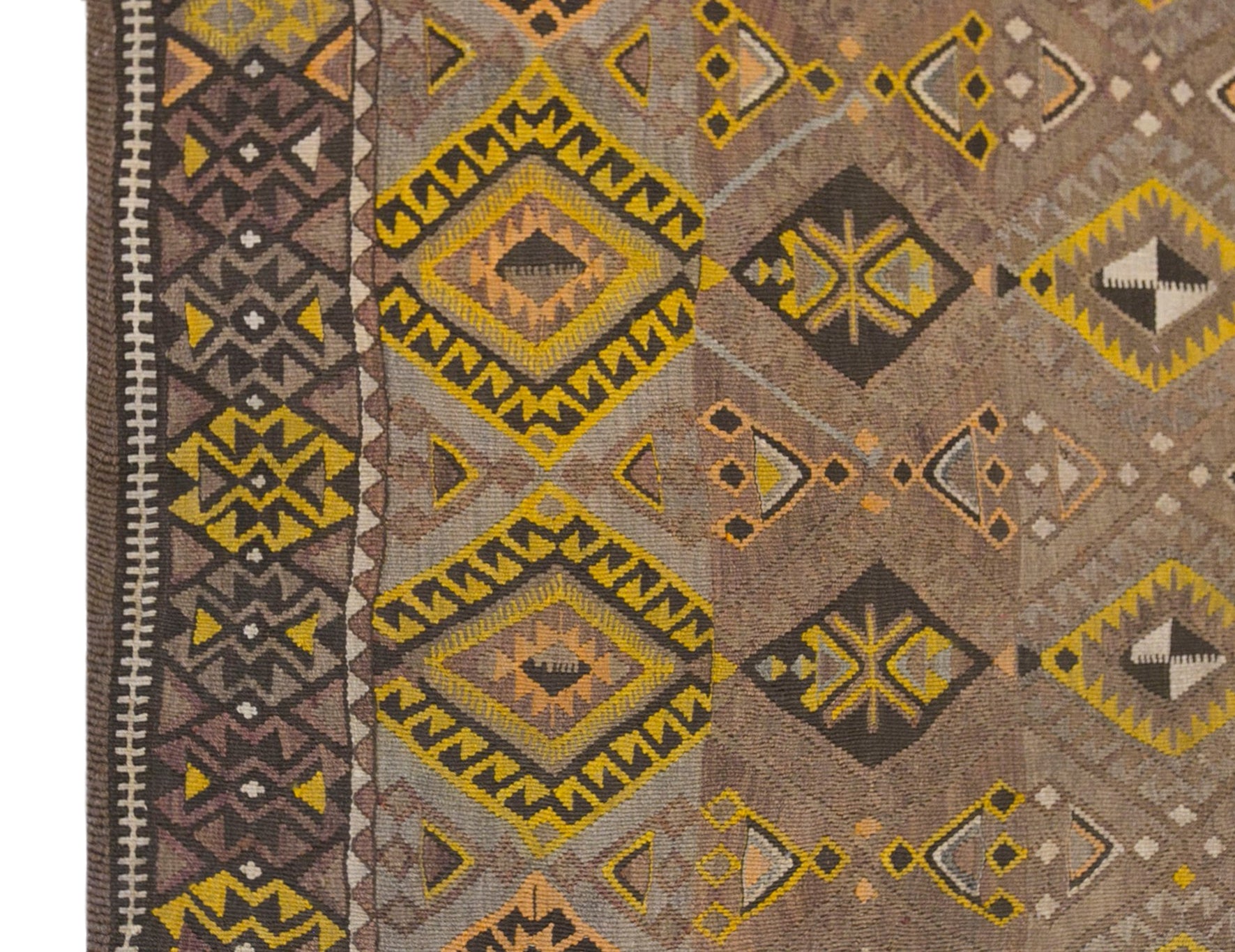 Vintage Turkish Kars Kilim – 170 x 350 cm (5.6 x 11.5 ft)