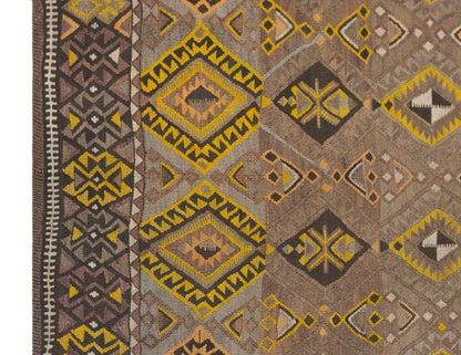 Vintage Turkish Kars Kilim – 170 x 350 cm (5.6 x 11.5 ft)