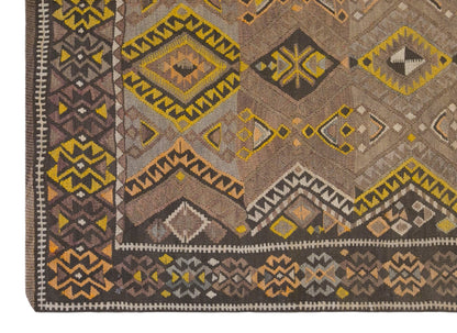 Vintage Turkish Kars Kilim – 170 x 350 cm (5.6 x 11.5 ft)