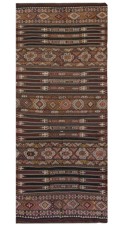 Vintage Turkish Kars Kilim – 172 x 430 cm / 5.6 x 14.1 ft