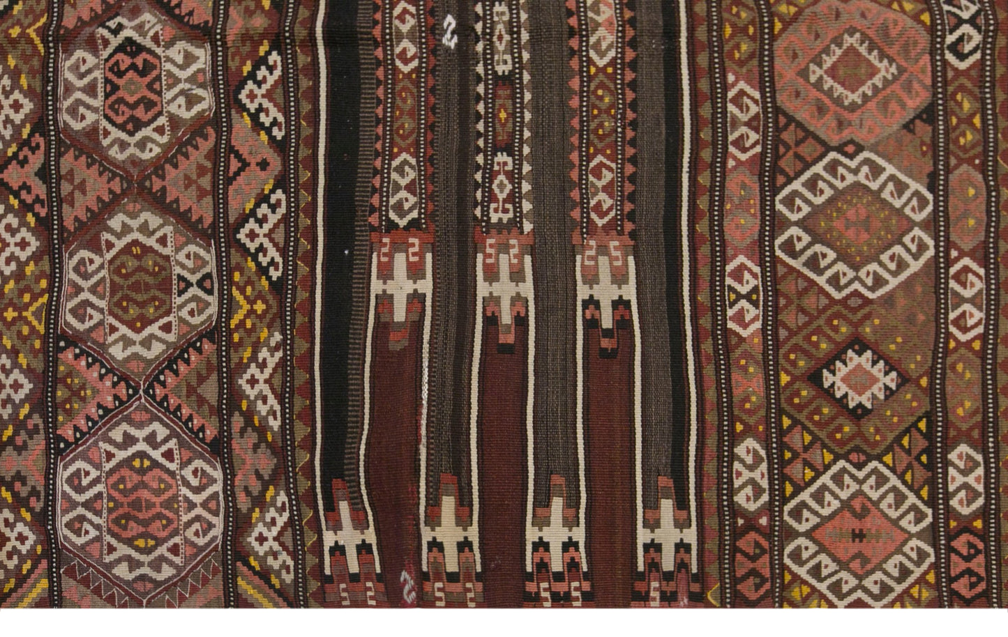 Vintage Turkish Kars Kilim – 172 x 430 cm / 5.6 x 14.1 ft
