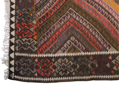 Vintage Turkish Kars Kilim – 173 x 350 cm / 5.7 x 11.5 ft