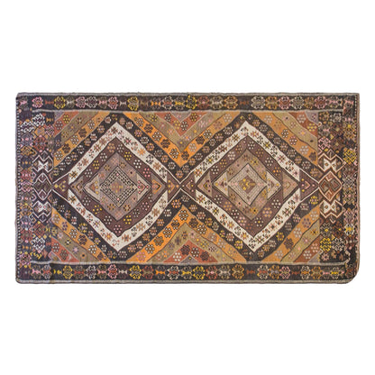 Vintage Turkish Kars Kilim – 200 x 427 cm (6.6 x 14 ft)