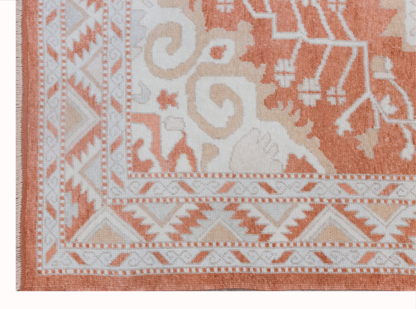 Vintage Turkish Kars Rug 240 x 330 cm | 7'10" x 10'10" ft