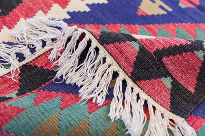 Vintage Turkish Kilim, 2.10 x 4.1 ft Rug, 87 x 125 cm