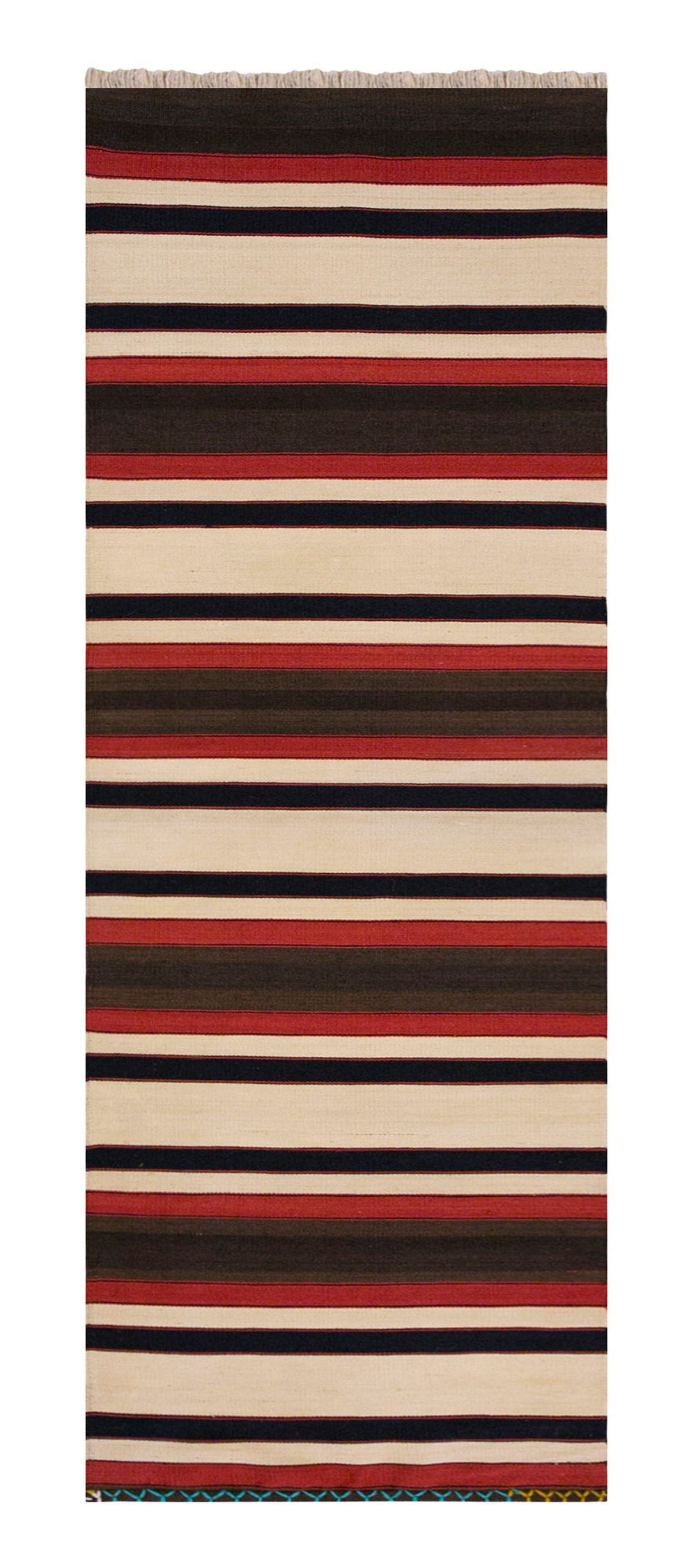 Vintage Turkish Kilim, 2.2 x 8.2 ft, 67 x 249 cm
