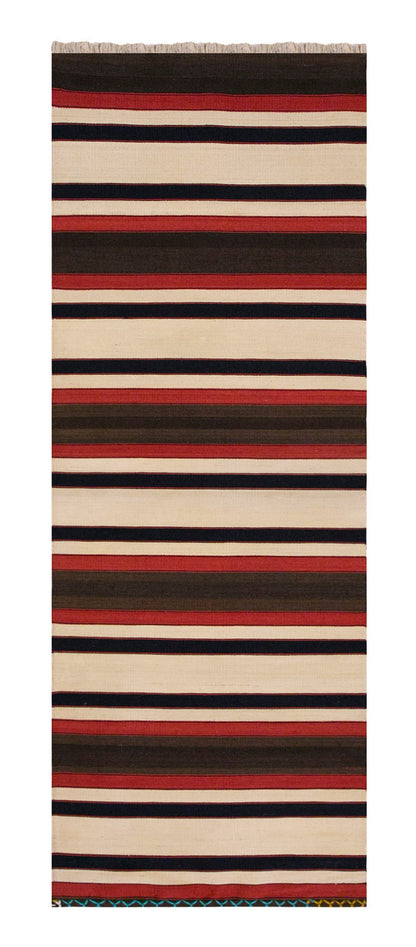 Vintage Turkish Kilim, 2.2 x 8.2 ft, 67 x 249 cm