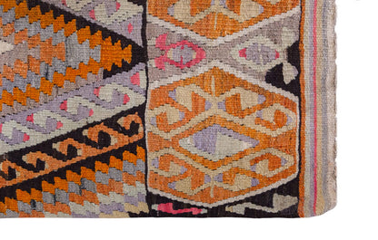 Vintage Turkish Kilim, 2.5 x 4 ft Rug, 75 x 124 cm