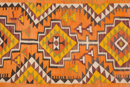 Vintage turkish kilim, 2.6 x 8.8 cm, 77 x 265 cm