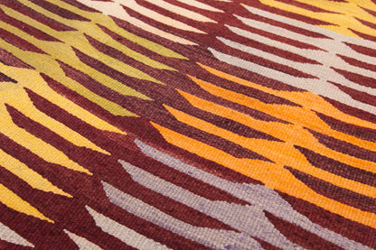 Vintage Turkish Kilim, 2.8 x 3 ft Rug, 82 x 92 cm