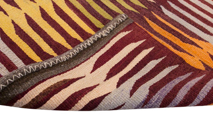 Vintage Turkish Kilim, 2.8 x 3 ft Rug, 82 x 92 cm