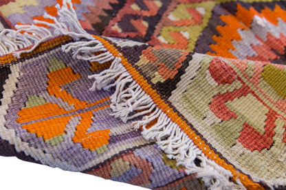 Vintage Turkish Kilim, 3.4 x 2.3 ft Rug, 103 x 70 cm