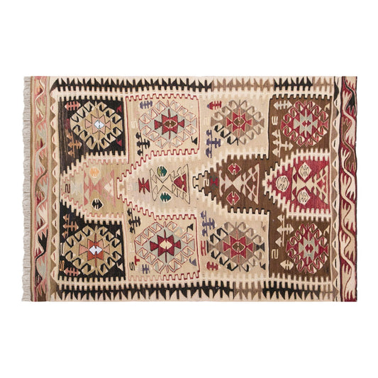 Vintage Turkish Kilim, 3.7 x 5.1 ft Rug, 111 x 156 cm