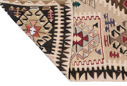 Vintage Turkish Kilim, 3.7 x 5.1 ft Rug, 111 x 156 cm