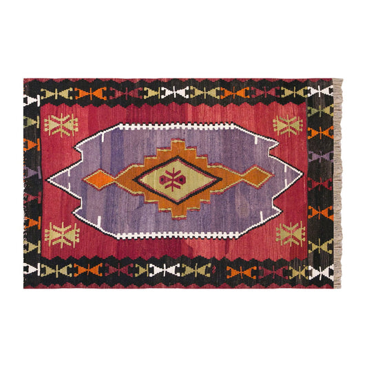 Vintage Turkish Kilim, 3 x 4 ft Rug, 92 x 122 cm