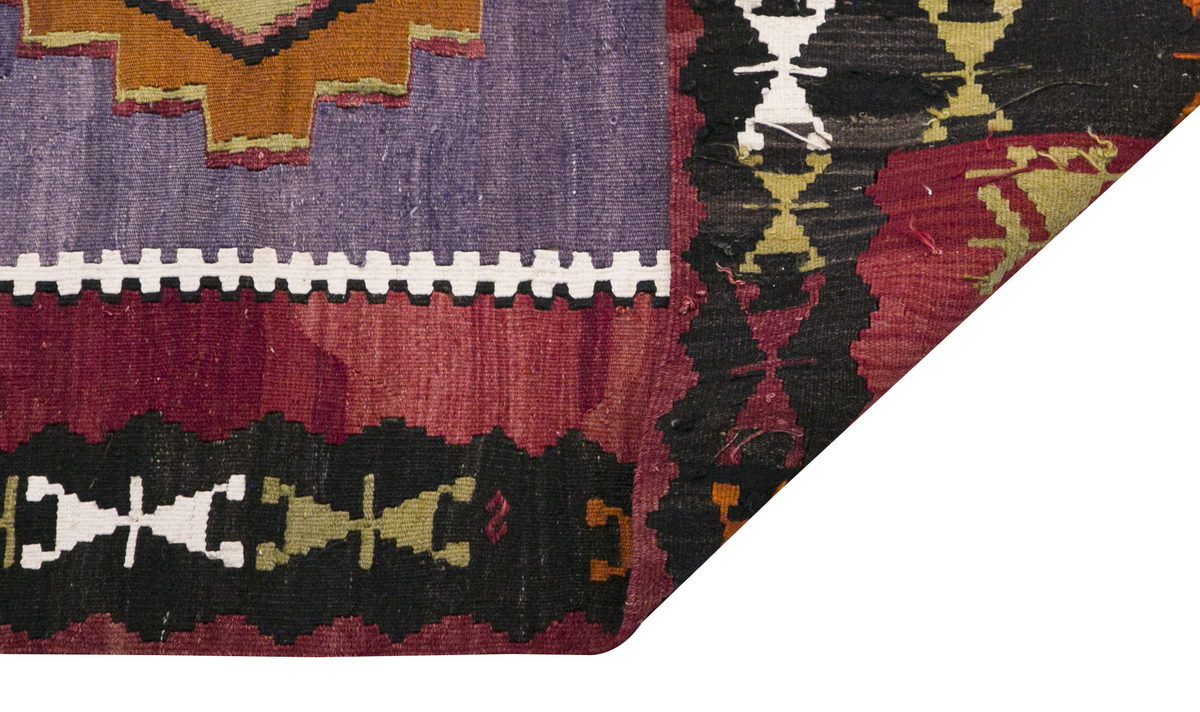 Vintage Turkish Kilim, 3 x 4 ft Rug, 92 x 122 cm