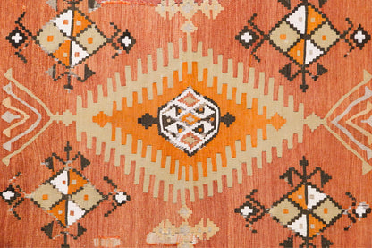 Vintage Turkish Kilim, 4.2 x 6.2 ft Rug, 128 x 189 cm