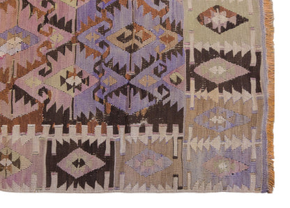 Vintage Turkish Kilim, 5.1 x 3 ft Rug, 157 x 93 cm