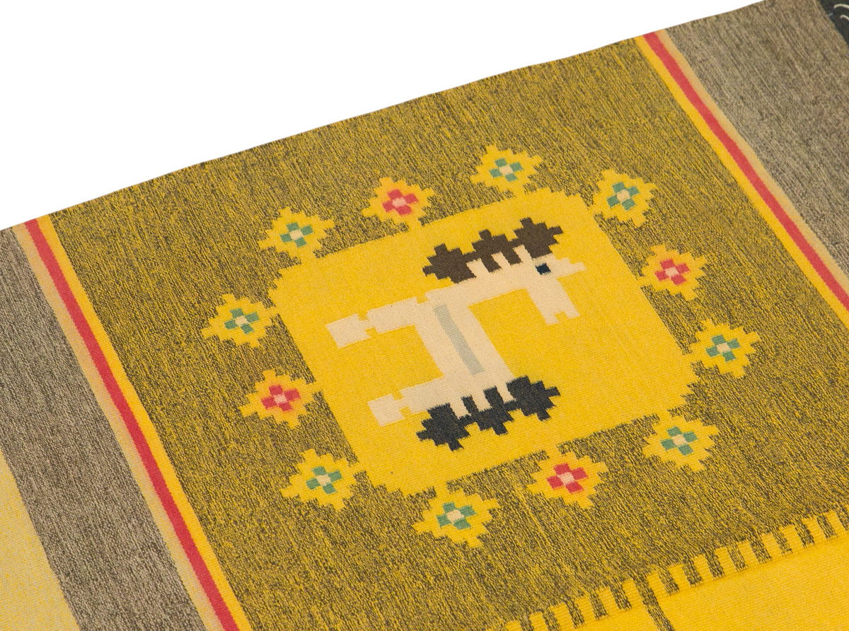 Vintage Turkish Kilim, 60 Years Old, 154 x 225 cm / 5'1 x 7'5 feet
