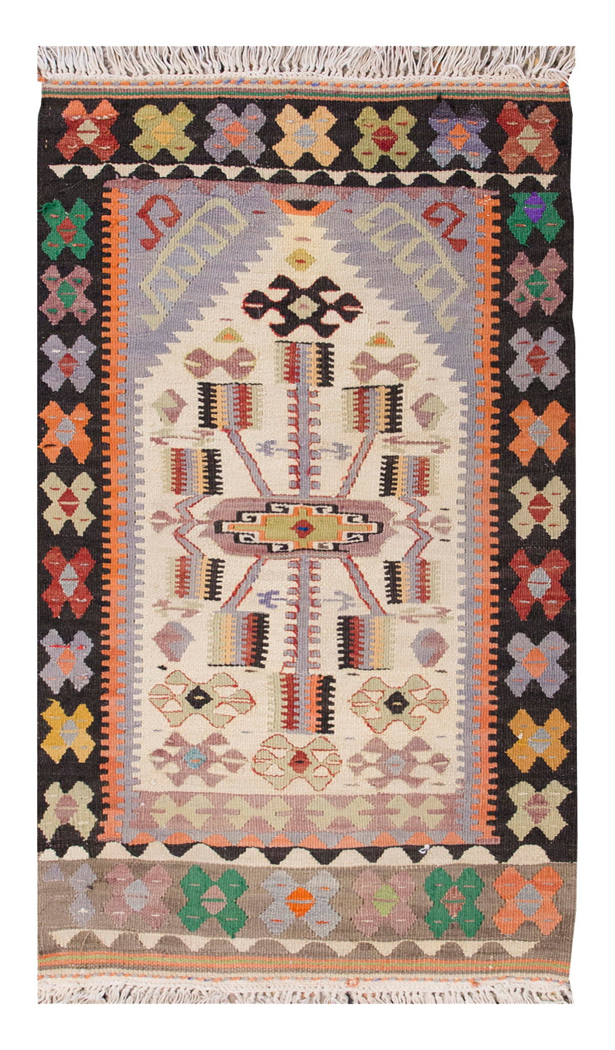 Vintage Turkish Kilim, 74 x 123 cm, 2.5 x 4 ft
