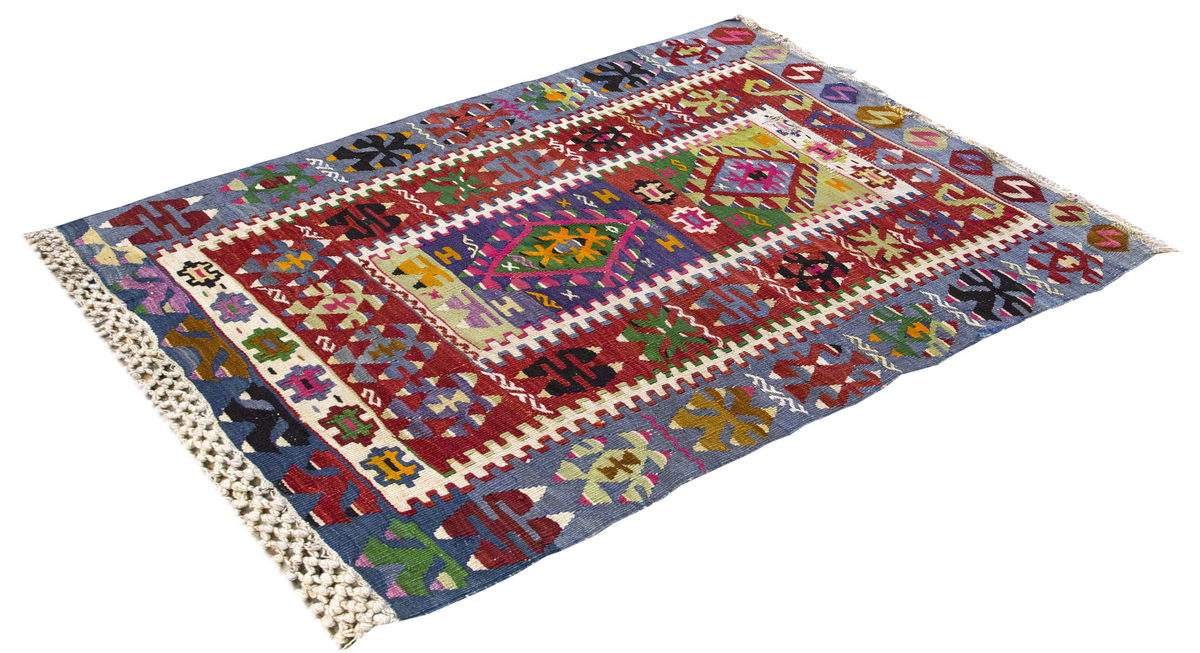 Vintage Turkish Kilim, 85 x 112 cm, 2.9 x 3.8 ft