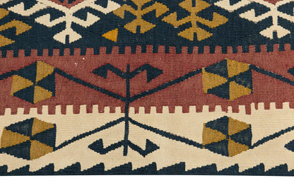 Vintage Turkish Kilim Rug,  112 x 156 cm, 3.8 x 5.1 ft