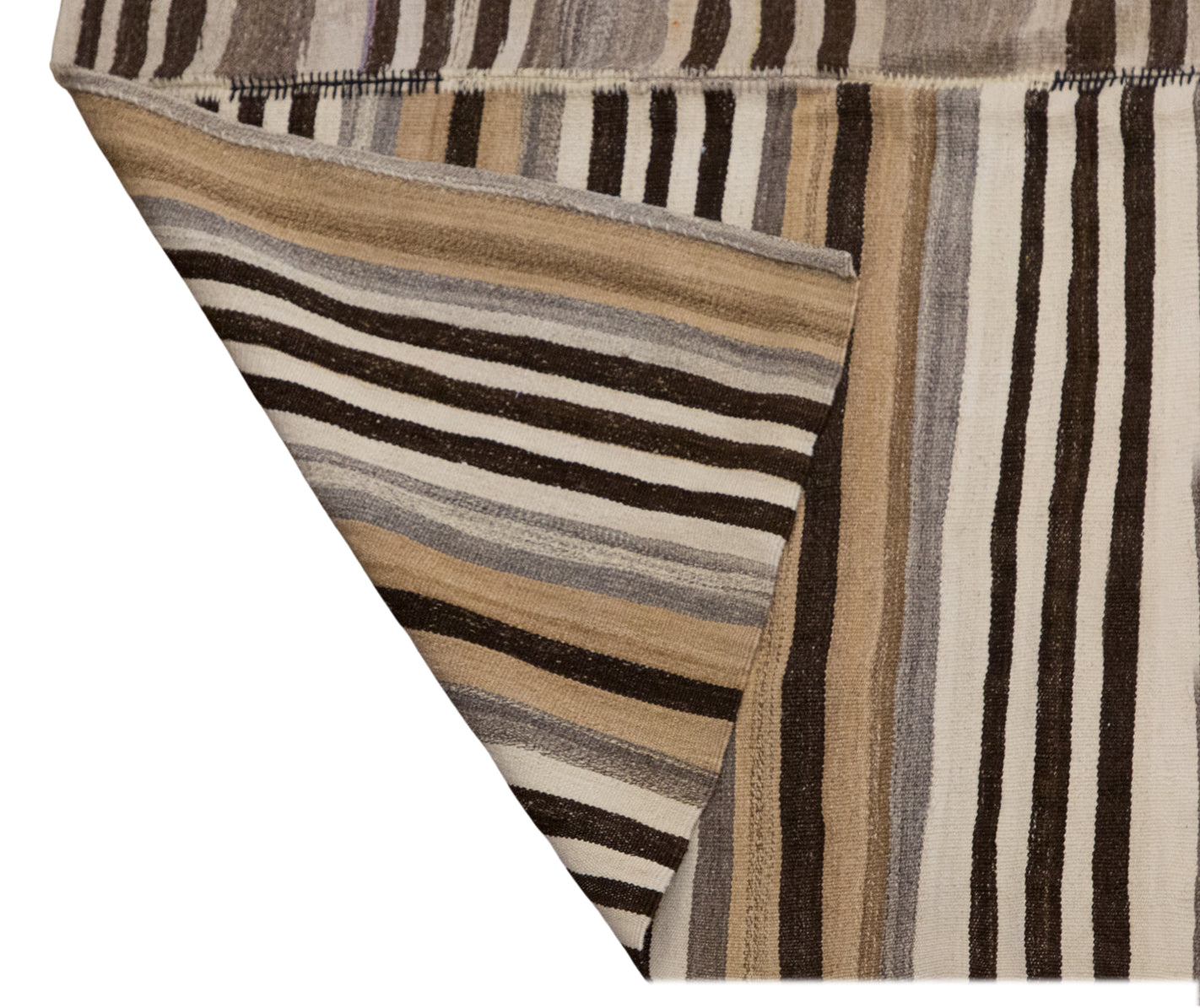 Vintage Turkish Kilim Rug | 9.8x10.2 ft