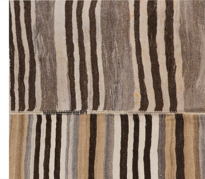 Vintage Turkish Kilim Rug | 9.8x10.2 ft