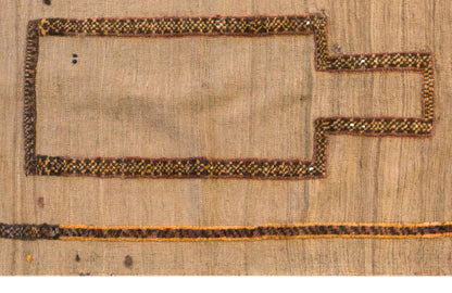 Vintage Turkish Kilim Rug, 2.3 x 4.2 ft, 71 x 127 cm, Handwoven Wool Kilim