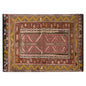 Vintage Turkish Kilim Rug, 2.6 x 4.0 ft, 79 x 123 cm, Handwoven Wool Kilim