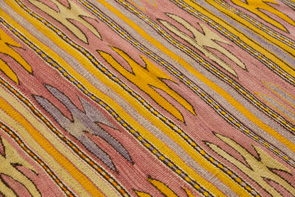 Vintage Turkish Kilim Rug, 3.01 x 5 ft, 92 x 138 cm