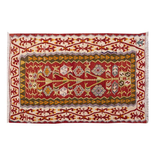 Vintage Turkish Kilim Rug, 3.1 x 5.4 ft, 96 x 163 cm