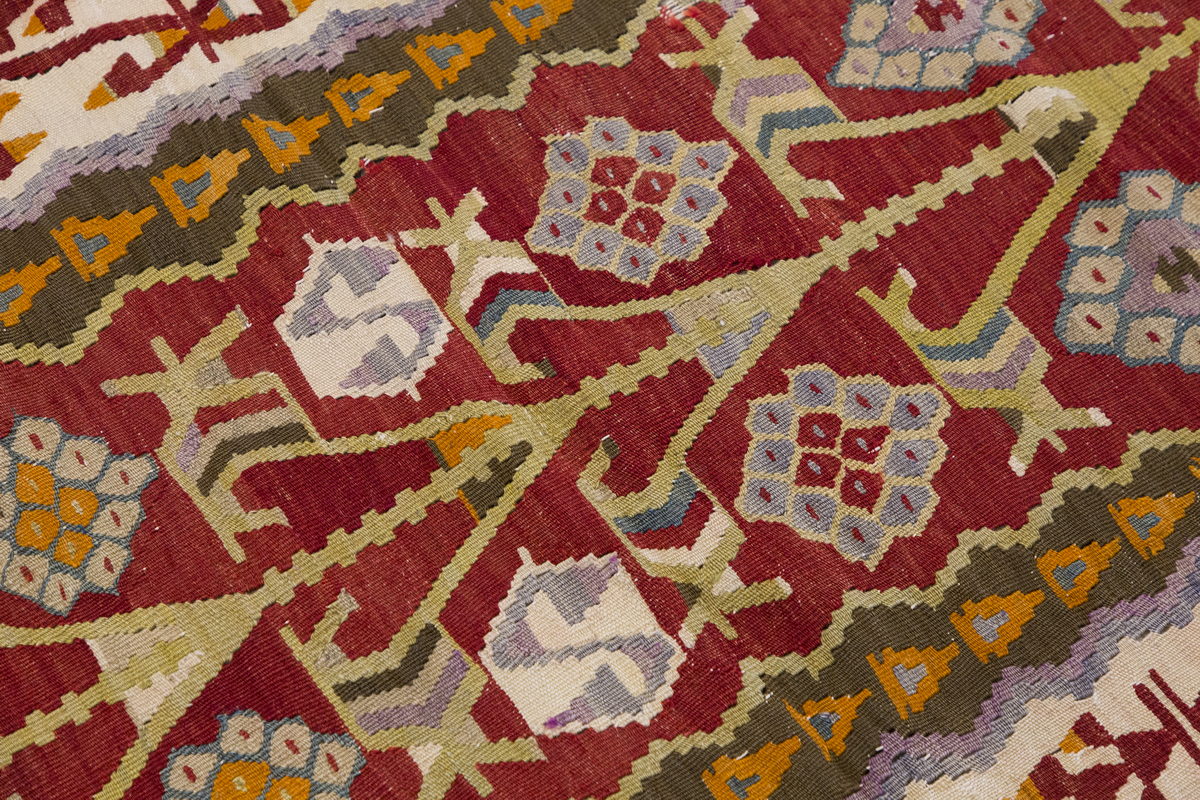 Vintage Turkish Kilim Rug, 3.1 x 5.4 ft, 96 x 163 cm
