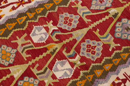 Vintage Turkish Kilim Rug, 3.1 x 5.4 ft, 96 x 163 cm