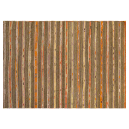 Vintage Turkish Kilim Rug, 4.0 x 8.7 ft, 123 x 265 cm, Handwoven Wool Kilim
