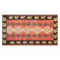 Vintage Turkish Kilim Rug, 4.1 x 7.5 ft, 126 x 230 cm, Handwoven Wool Kilim