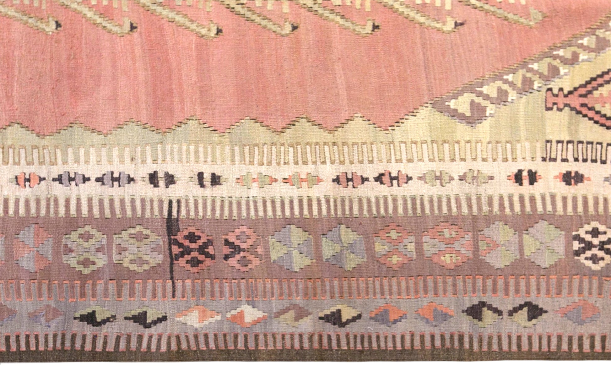 Vintage Turkish Kilim Rug, 4.3 x 5.9 ft, 130 x 180 cm, Handwoven Wool Kilim