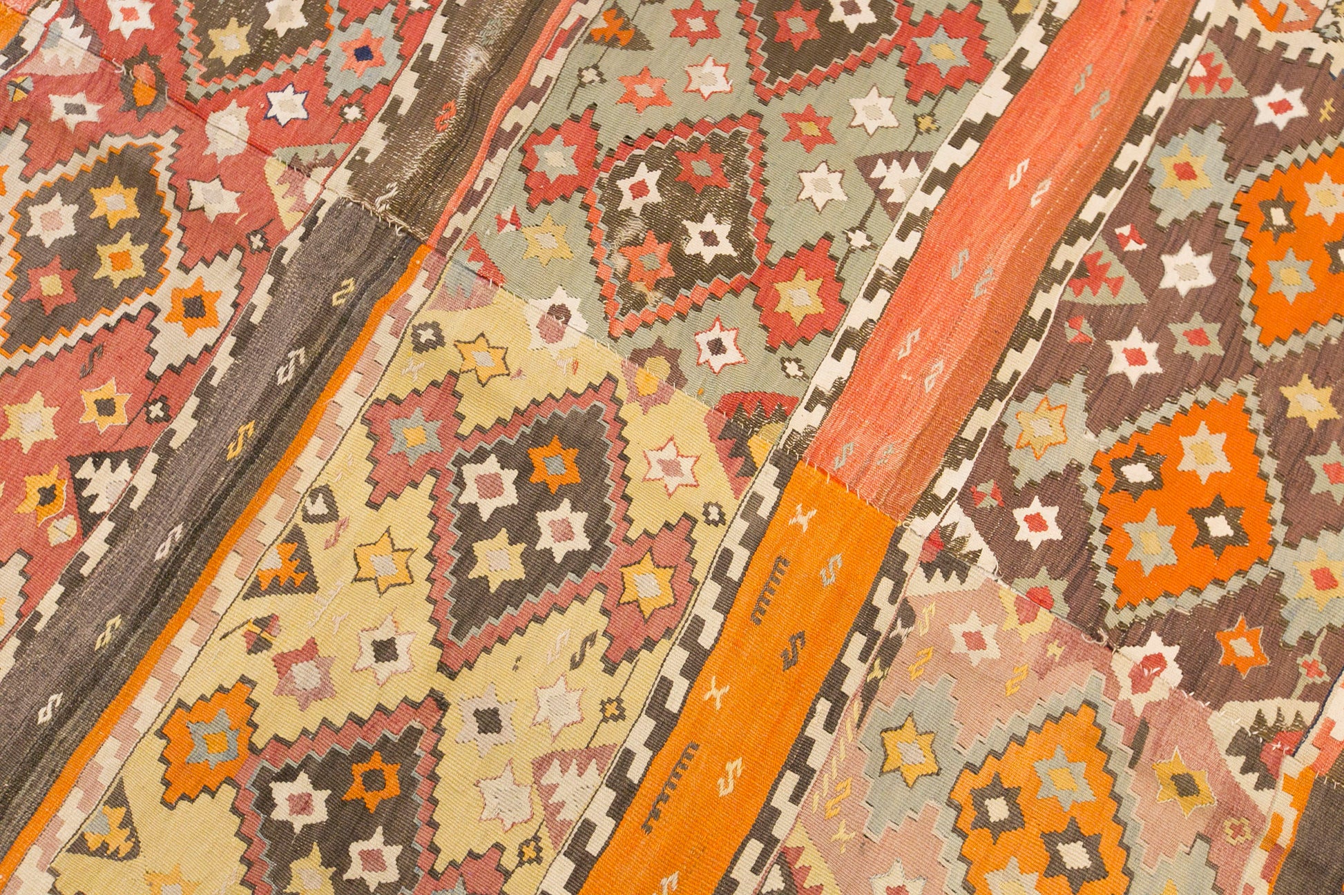 Vintage Turkish Kilim Rug, 4.7 x 12.8 ft, 142 x 390 cm, Handwoven Wool Kilim