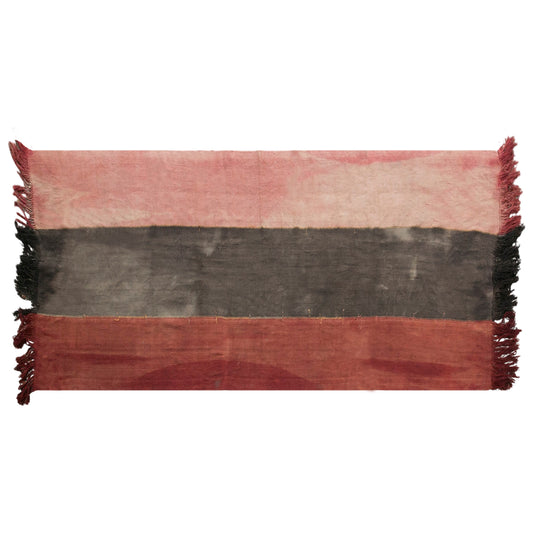 Vintage Turkish Kilim Rug, 5.1 x 11 ft, Handwoven Wool Striped Anatolian Rug
