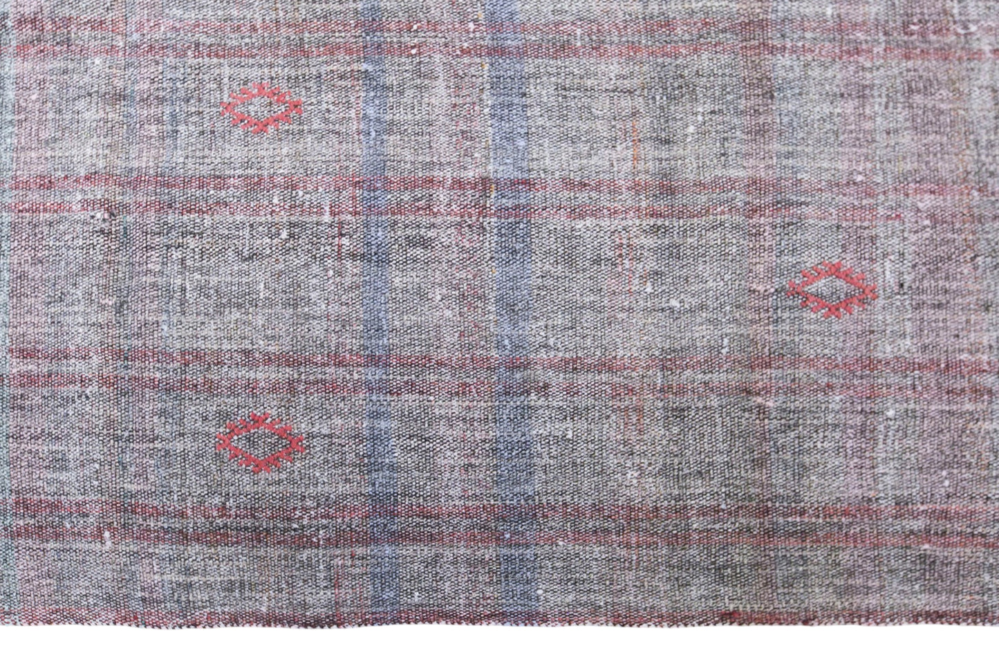 Vintage Turkish Kilim Rug, 5.1x9 ft, 156x275 cm, Handwoven Turkish Wool Kilim