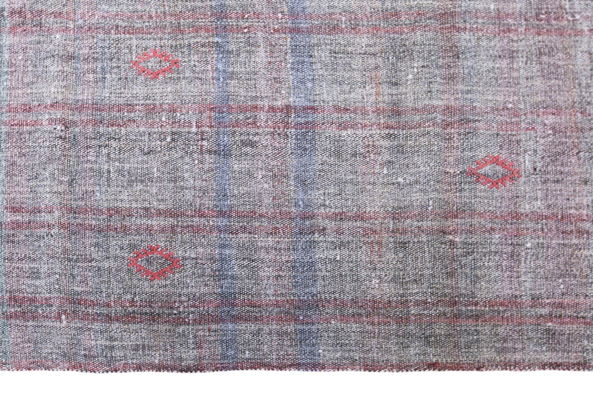 Vintage Turkish Kilim Rug, 5.1x9 ft, 156x275 cm, Handwoven Turkish Wool Kilim
