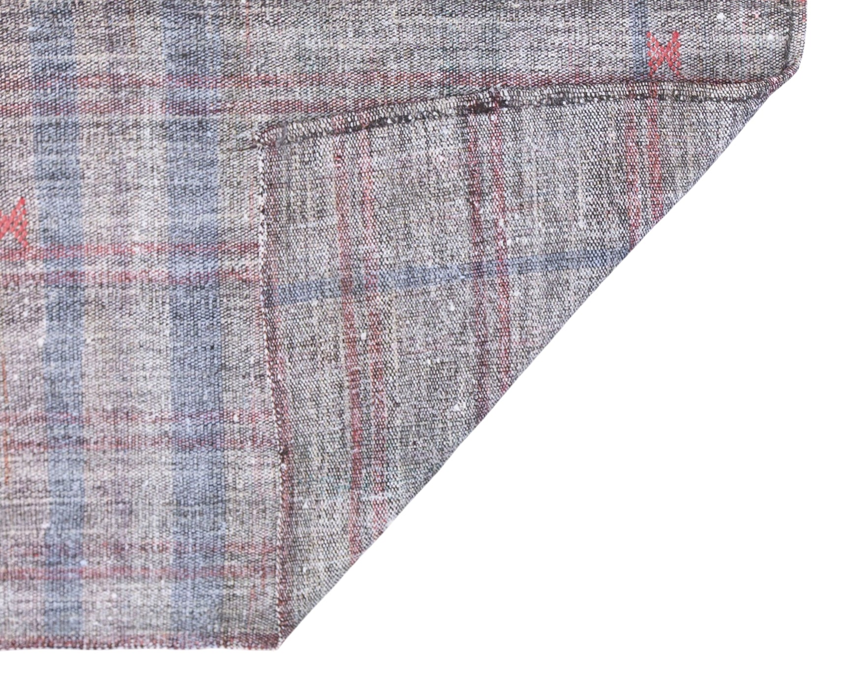 Vintage Turkish Kilim Rug, 5.1x9 ft, 156x275 cm, Handwoven Turkish Wool Kilim