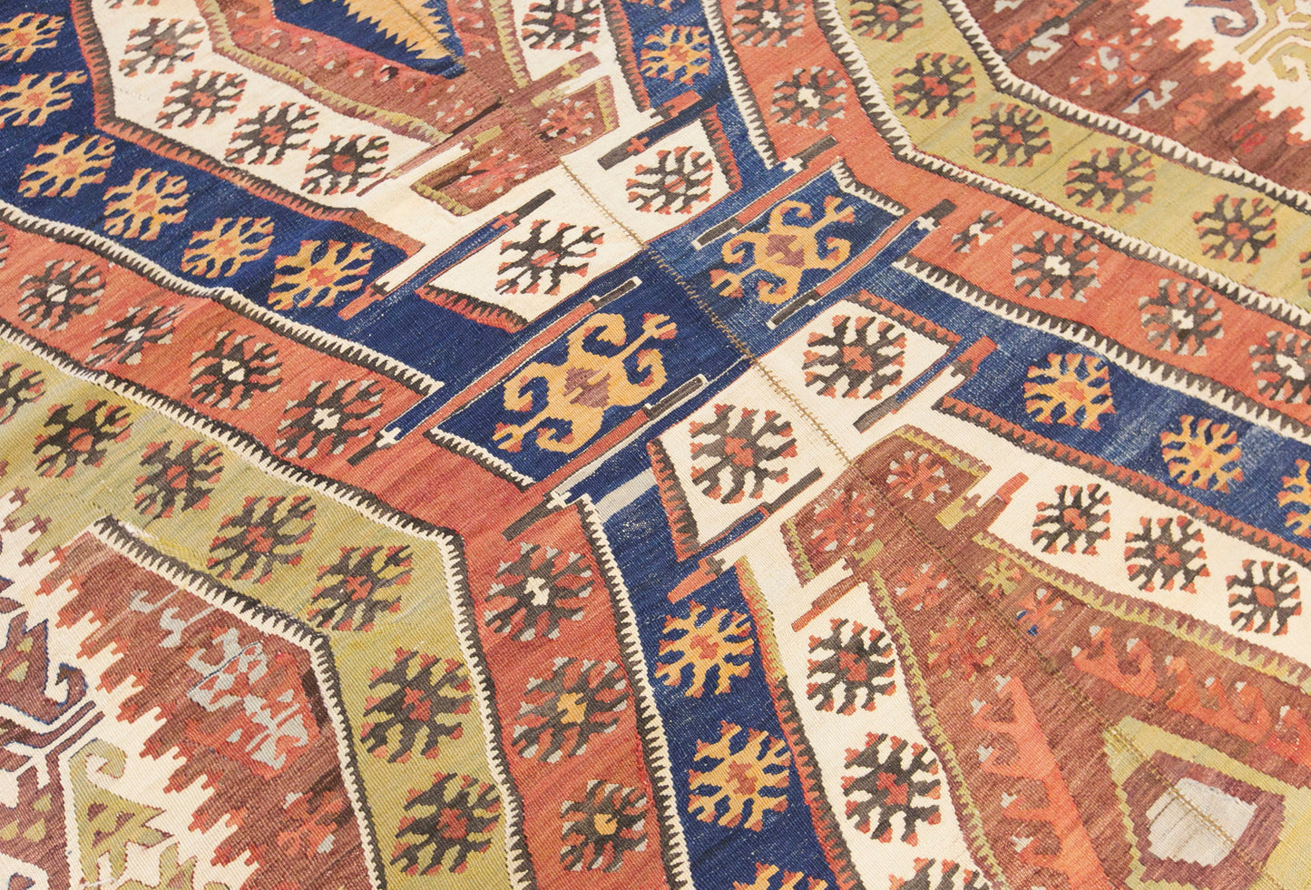 Vintage Turkish Kilim Rug, 5.2 x 13.6 ft, 157 x 415 cm, Handwoven Wool Kilim