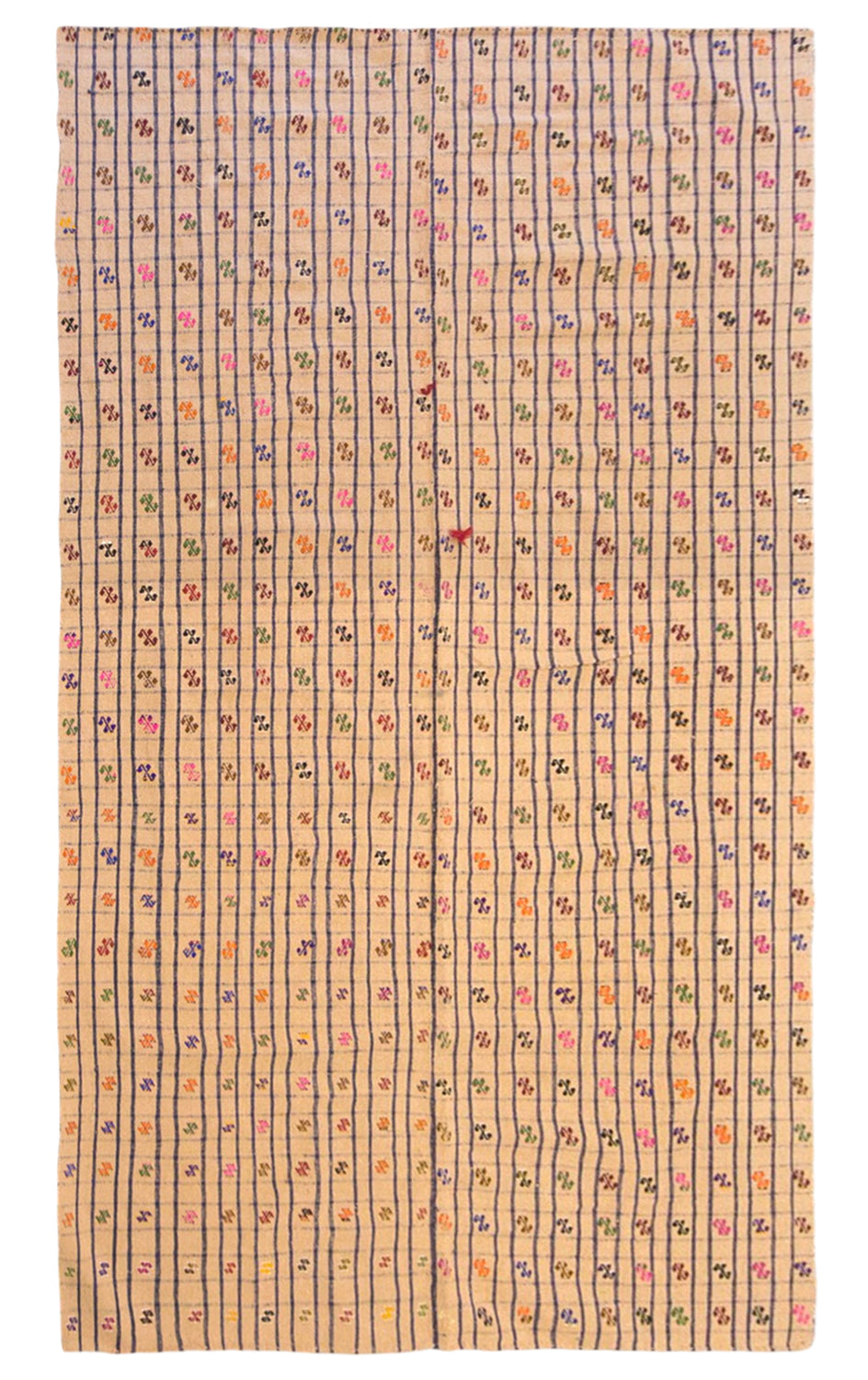 Vintage Turkish Kilim Rug, 5.4 x 11.0 ft, 165 x 335 cm, Handwoven Wool Kilim