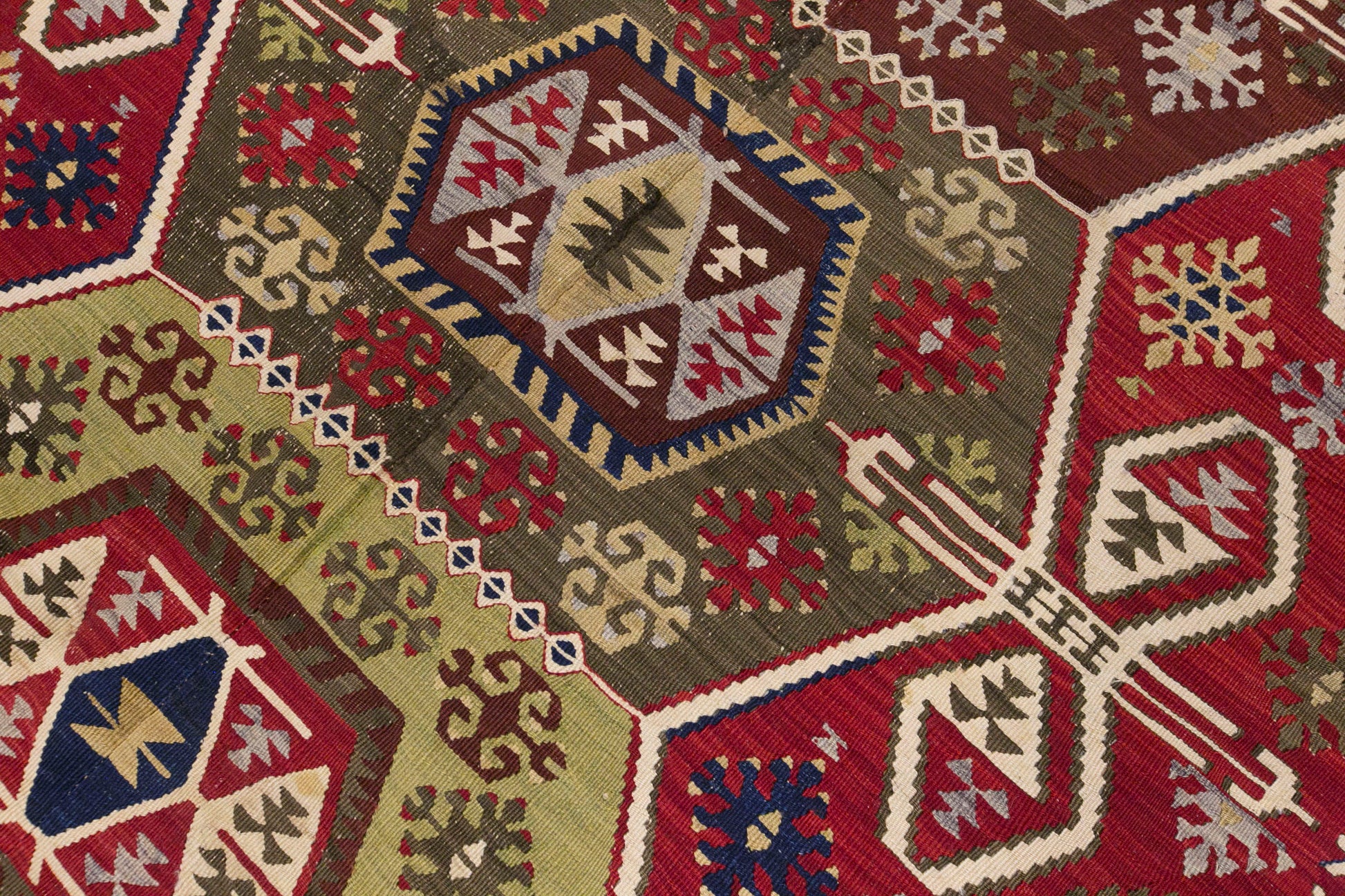 Vintage Turkish Kilim Rug, 5.4 x 12.3 ft, 165 x 375 cm, Handwoven Wool Kilim