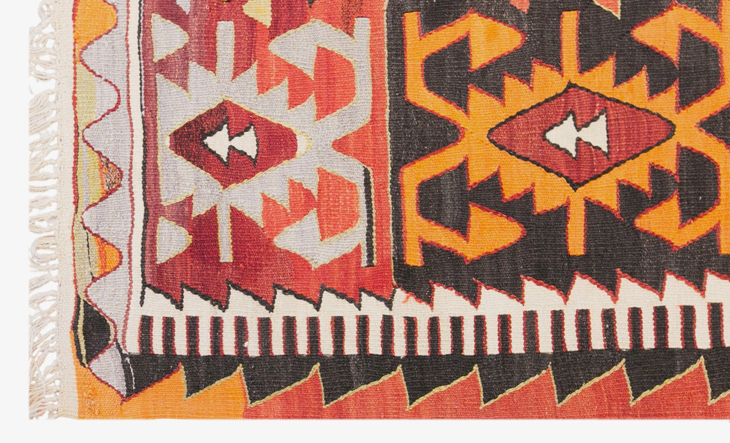 Vintage Turkish Kilim Rug, 5.4 x 9.8 ft, 165 x 300 cm, Handwoven Wool Kilim