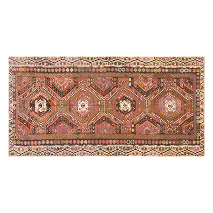 Vintage Turkish Kilim Rug, 5.5 x 12.1 ft, 168 x 370 cm, Handwoven Wool Kilim