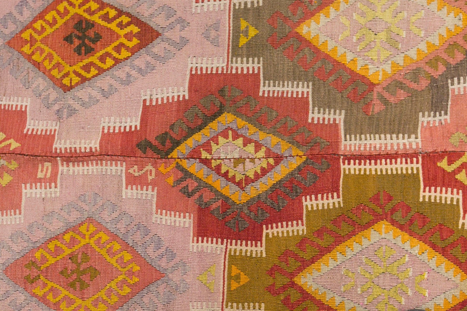 Vintage Turkish Kilim Rug, 5.6 x 10.3 ft, 170 x 315 cm, Handwoven Wool Kilim