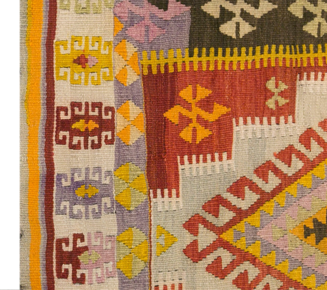 Vintage Turkish Kilim Rug, 5.6 x 10.3 ft, 170 x 315 cm, Handwoven Wool Kilim