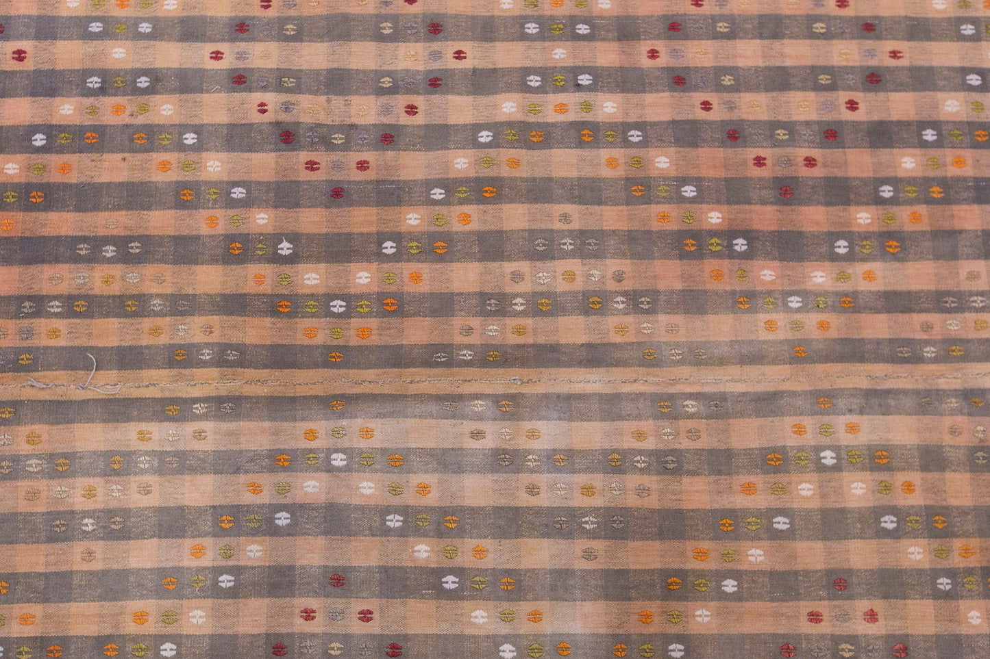 Vintage Turkish Kilim Rug, 5.6x7.9 ft, 170x242 cm, Handwoven Turkish Wool Kilim